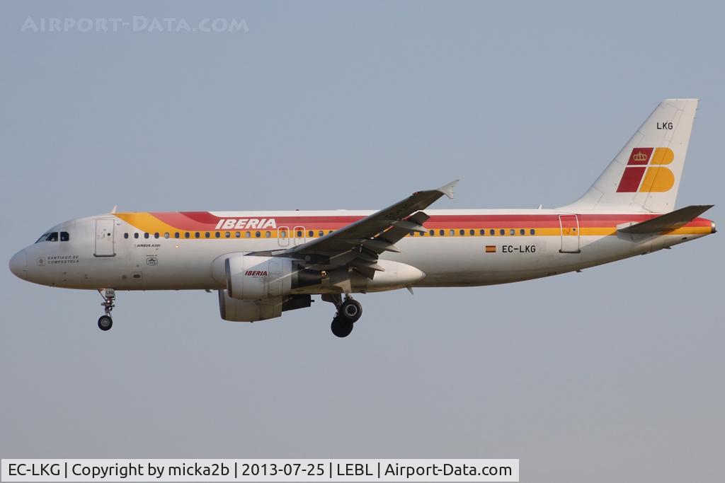 EC-LKG, 1999 Airbus A320-214 C/N 1047, Landing. Scrapped in december 2020.