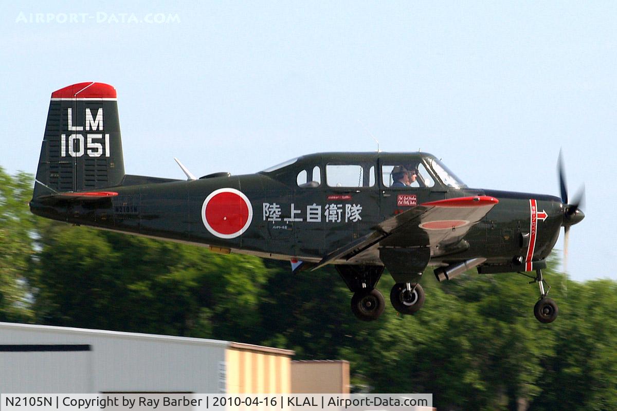 N2105N, 1960 Fuji LM-2 Nikko C/N TMA-1, Fuji LM-2 Mentor [TMA-1] Lakeland-Linder~N 16/04/2010