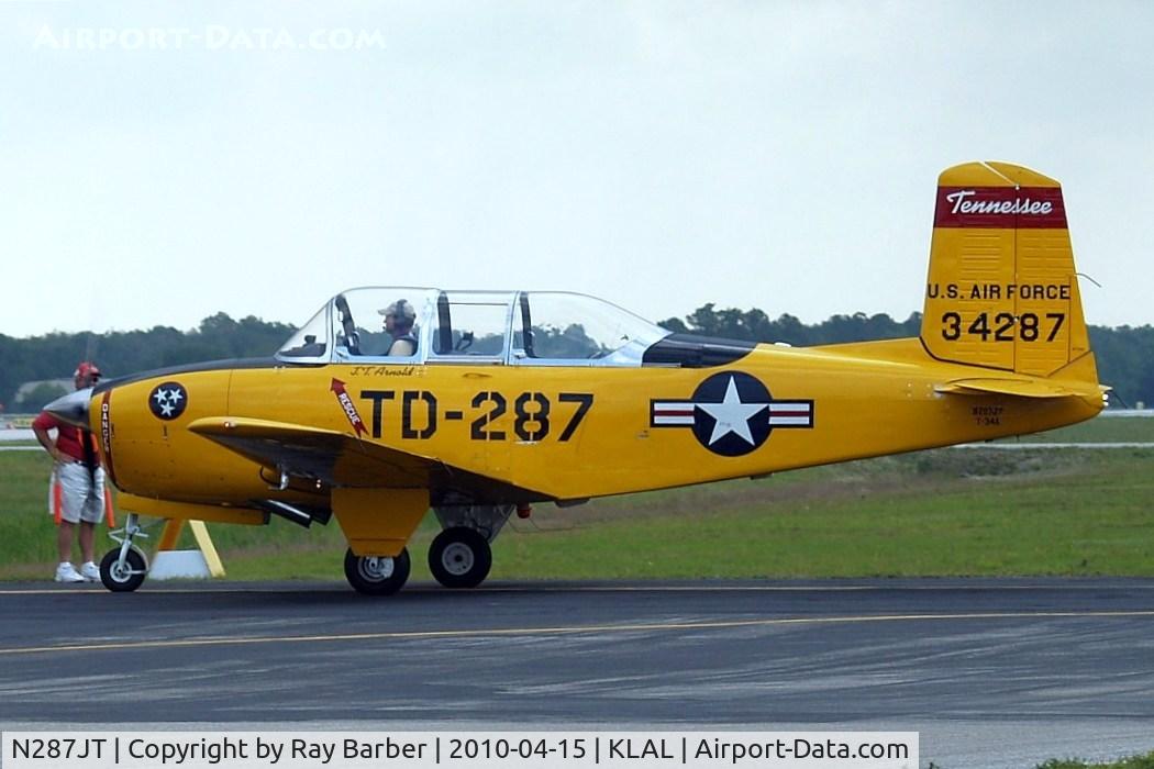 N287JT, 1953 Beech Beech T-34A (A45) Mentor C/N G-287, Beech T-34A Mentor [G-287] Lakeland-Linder~N 15/04/2010