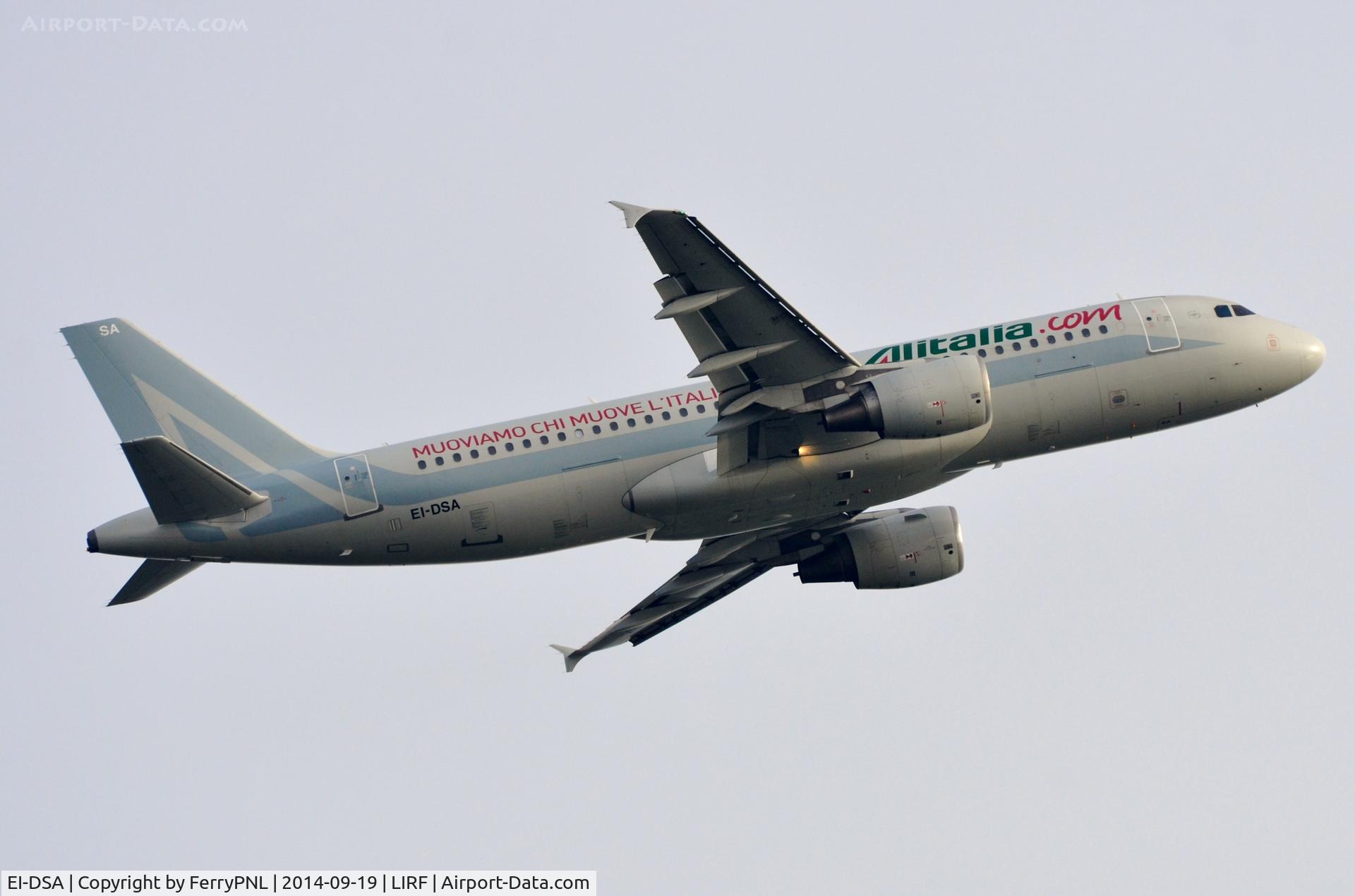 EI-DSA, 2006 Airbus A320-216 C/N 2869, Alitalia in faded c/s