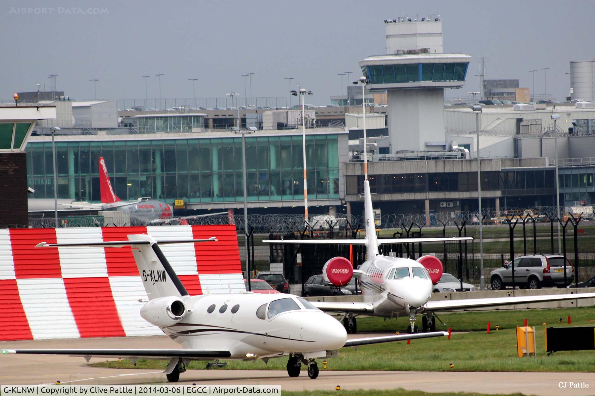 G-KLNW, 2008 Cessna 510 Citation Mustang Citation Mustang C/N 510-0157, Manchester departure