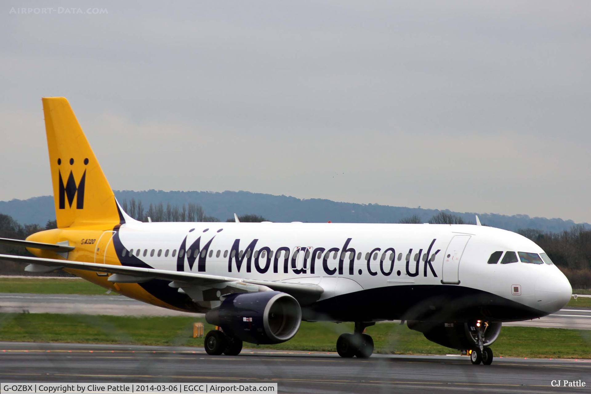 G-OZBX, 2001 Airbus A320-214 C/N 1637, Manchester taxy