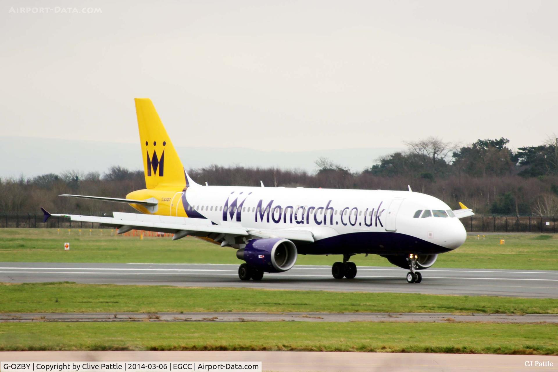 G-OZBY, 2000 Airbus A320-214 C/N 1320, Manchester taxy to gate