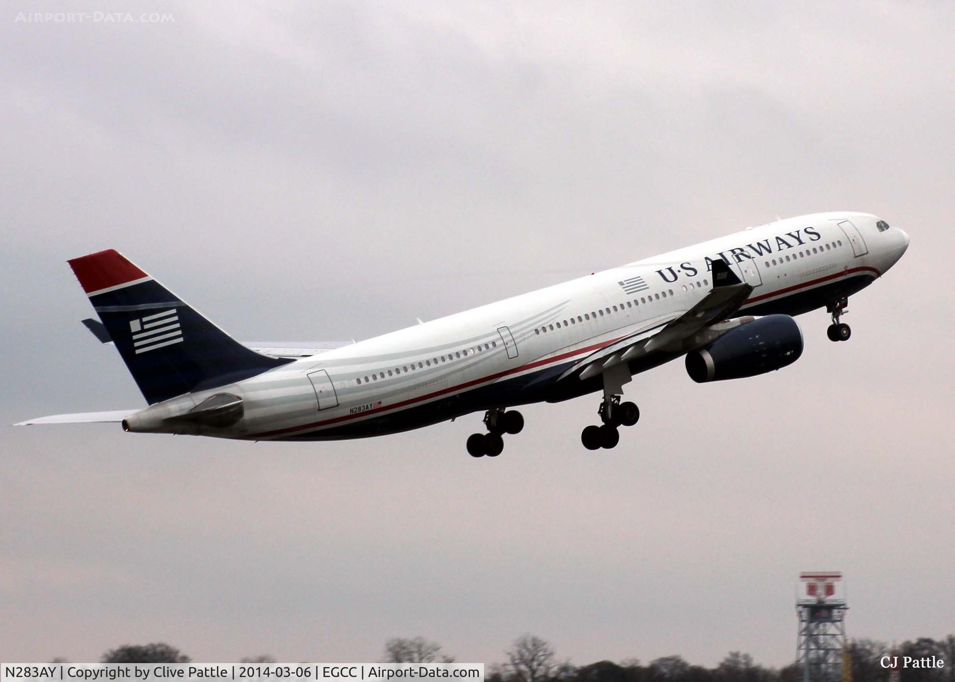 N283AY, 2009 Airbus A330-243 C/N 1076, Manchester Climb out