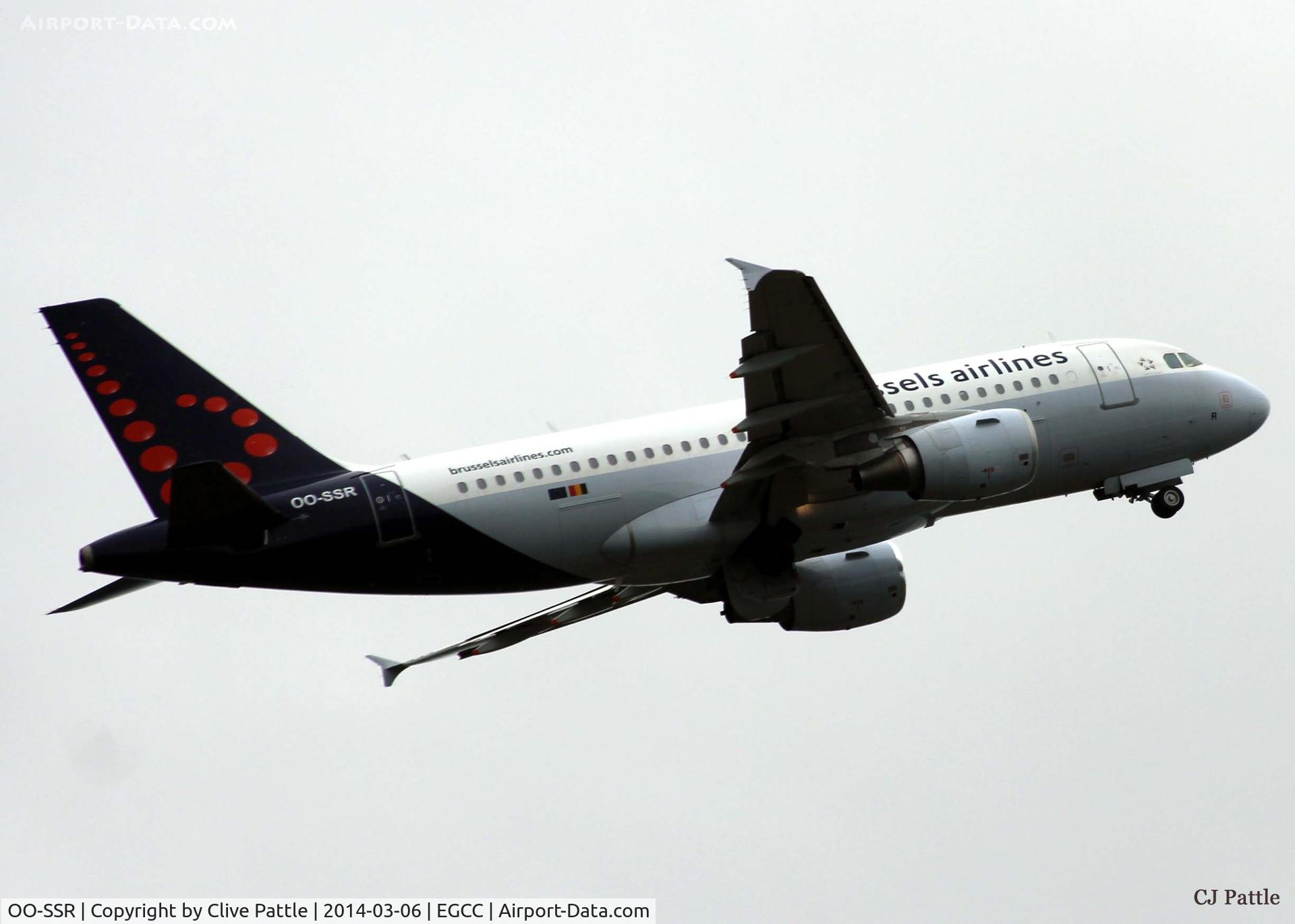 OO-SSR, 2010 Airbus A319-112 C/N 4275, Manchester action