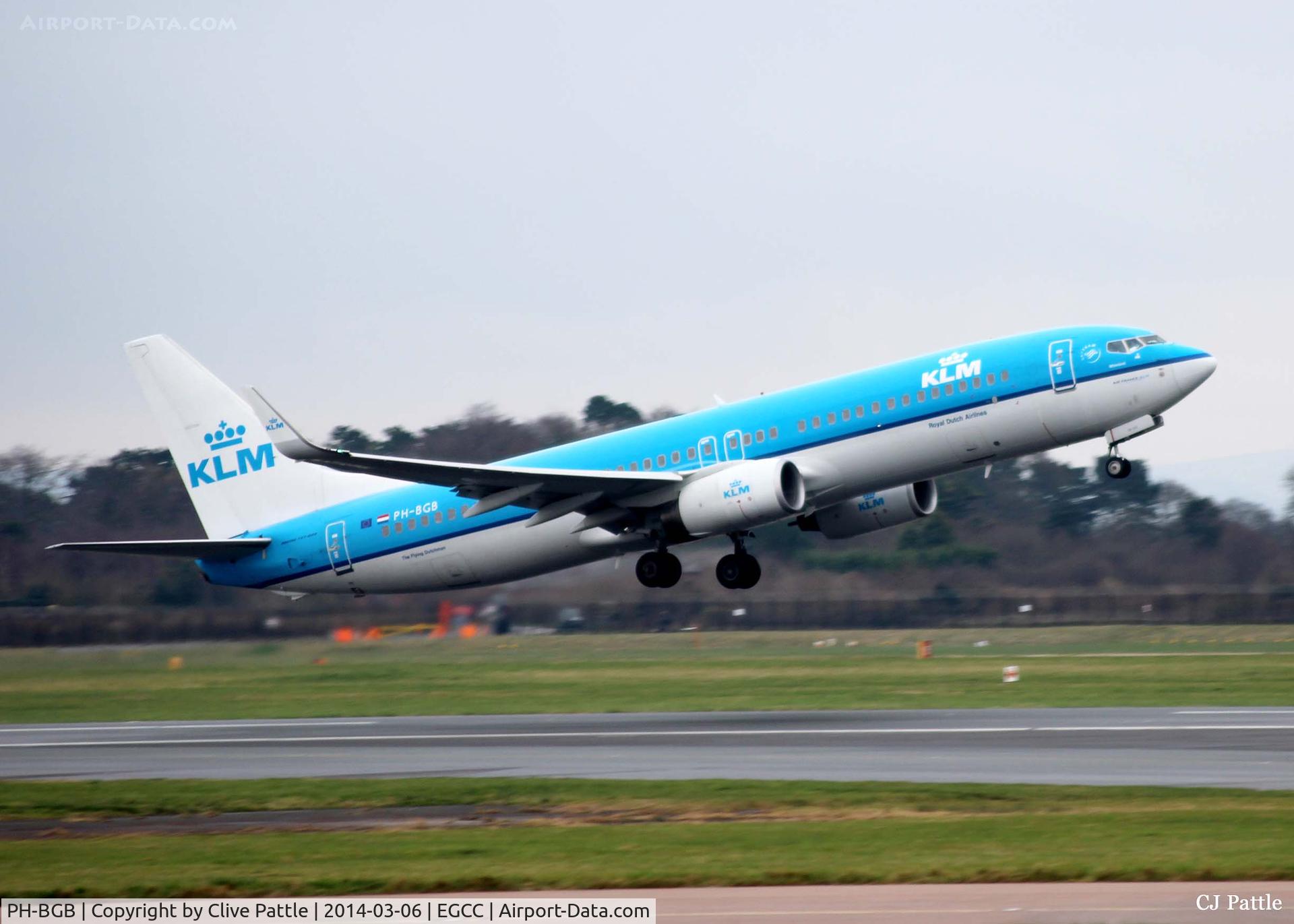 PH-BGB, 2008 Boeing 737-8K2 C/N 37594, Manchester action