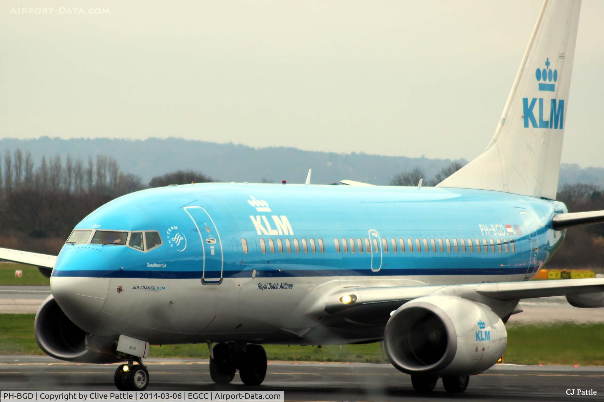 PH-BGD, 2008 Boeing 737-7K2 C/N 30366, Close up at Manchester