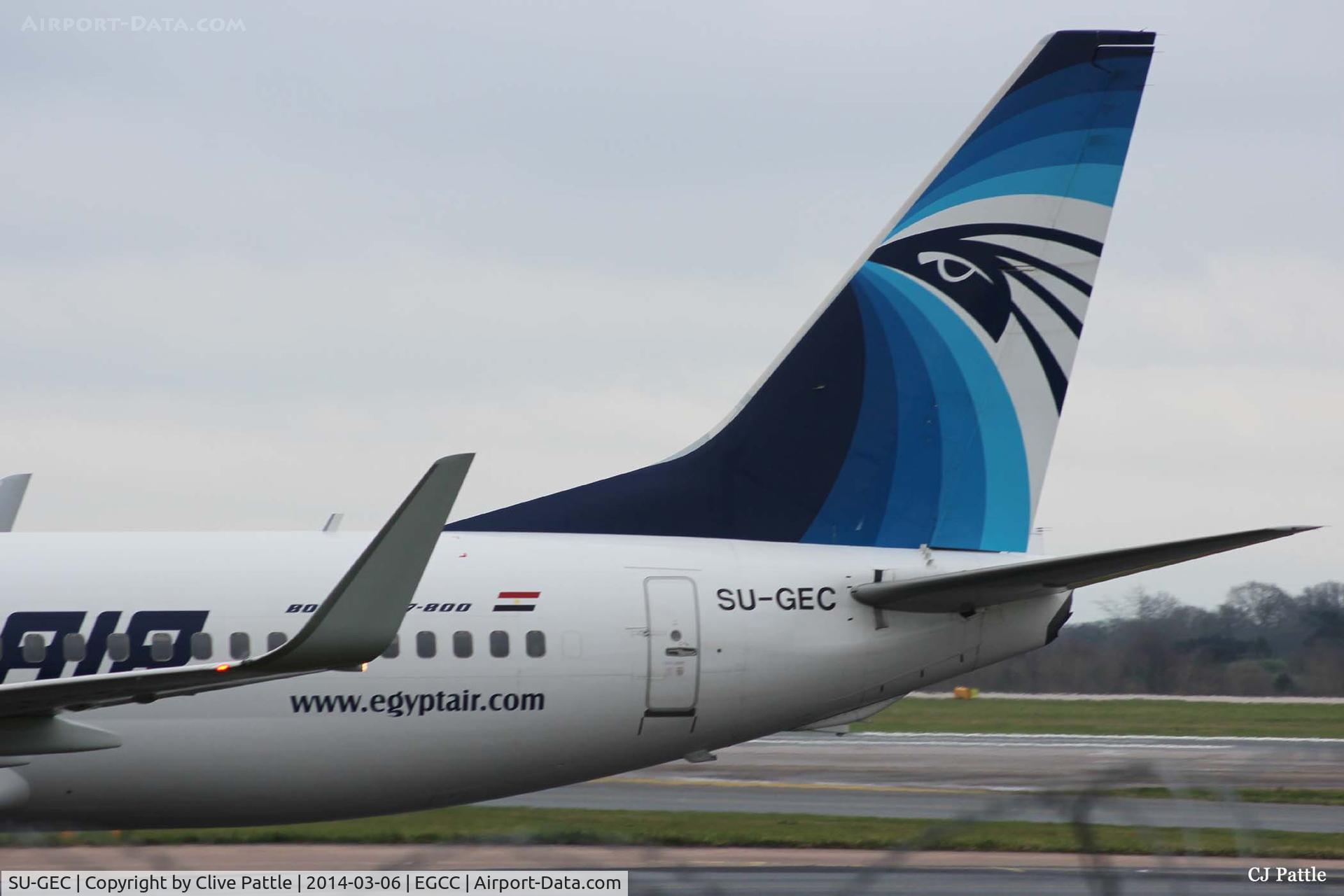 SU-GEC, 2012 Boeing 737-866 C/N 40801, Close up of tail artwork