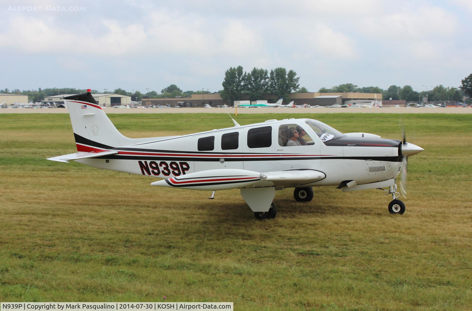 N939P, 2008 Hawker Beechcraft Corp G36 Bonanza C/N E-3847, Beech G36