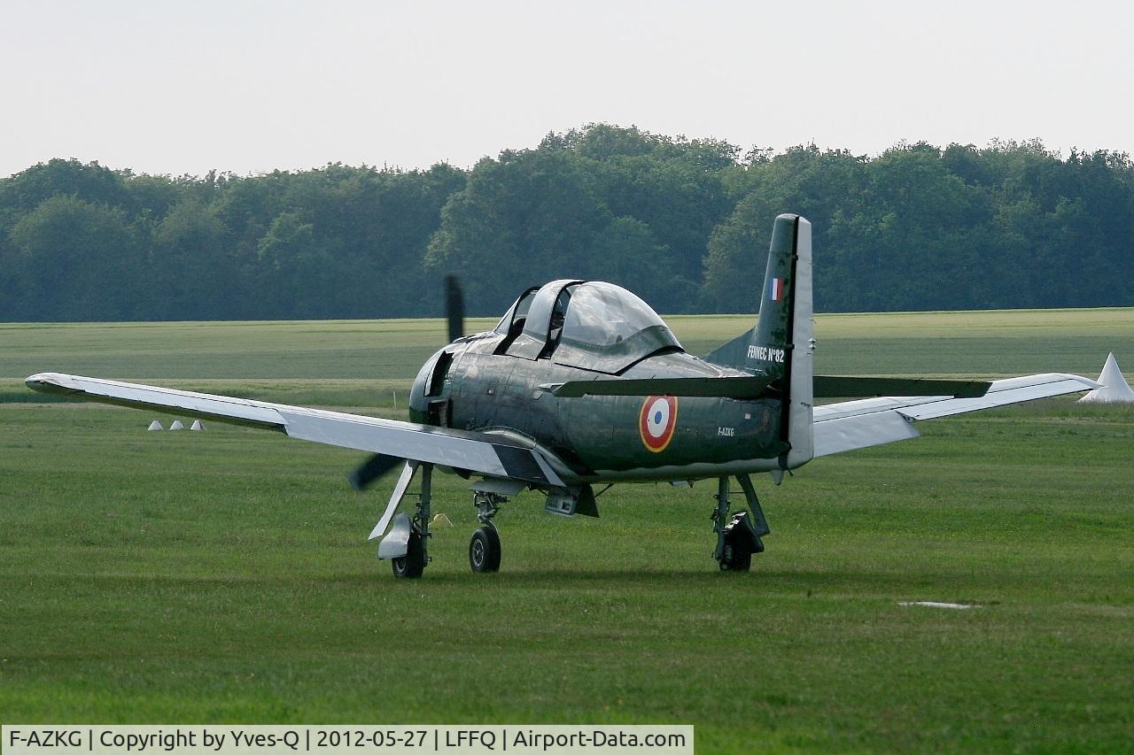 F-AZKG, 1951 North American T-28A Fennec C/N 174-111, North American T-28A Fennec, La Ferté Alais Airfield (LFFQ) Air Show 2012