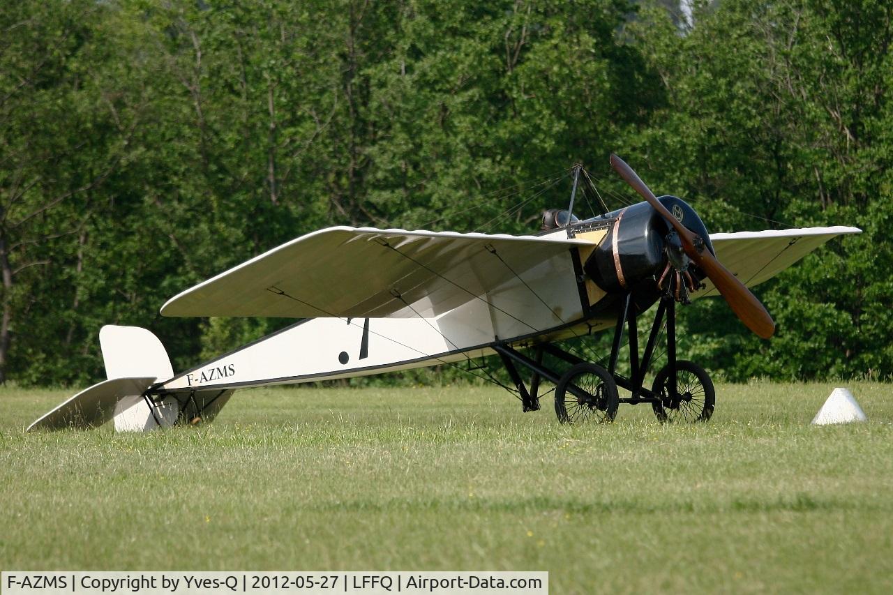 F-AZMS, Morane-Saulnier Type H13 Replica C/N SAMS 22.01, Morane Saulnier type H, La Ferte-Alais Airfield (LFFQ) Air show 2012