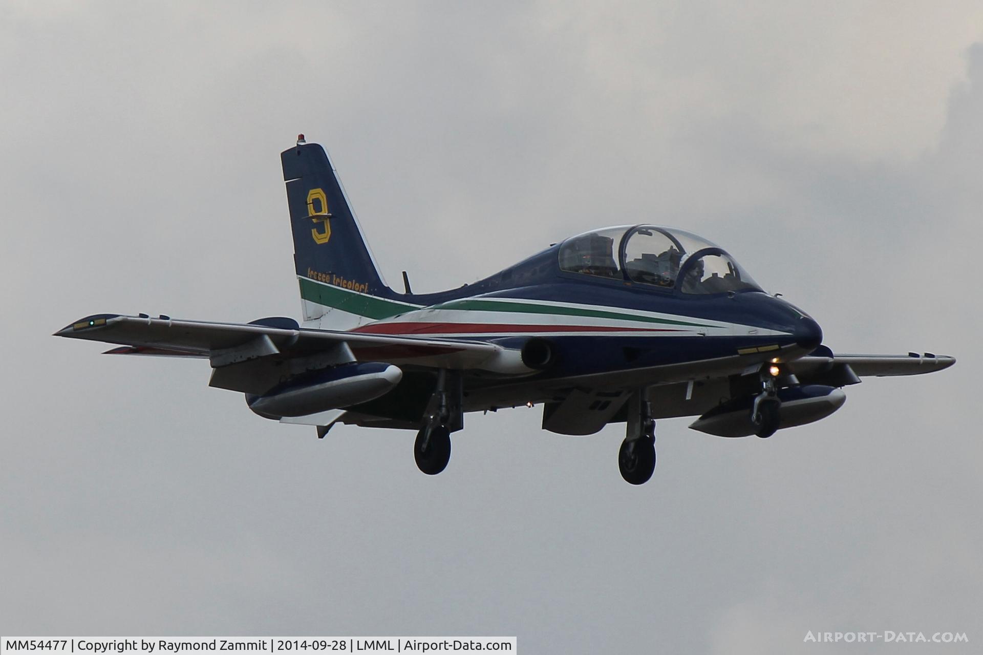 MM54477, Aermacchi MB-339PAN C/N 6672/067/AD006, MB339 MM54477/9 Frecce Tricolori Italian Air Force
