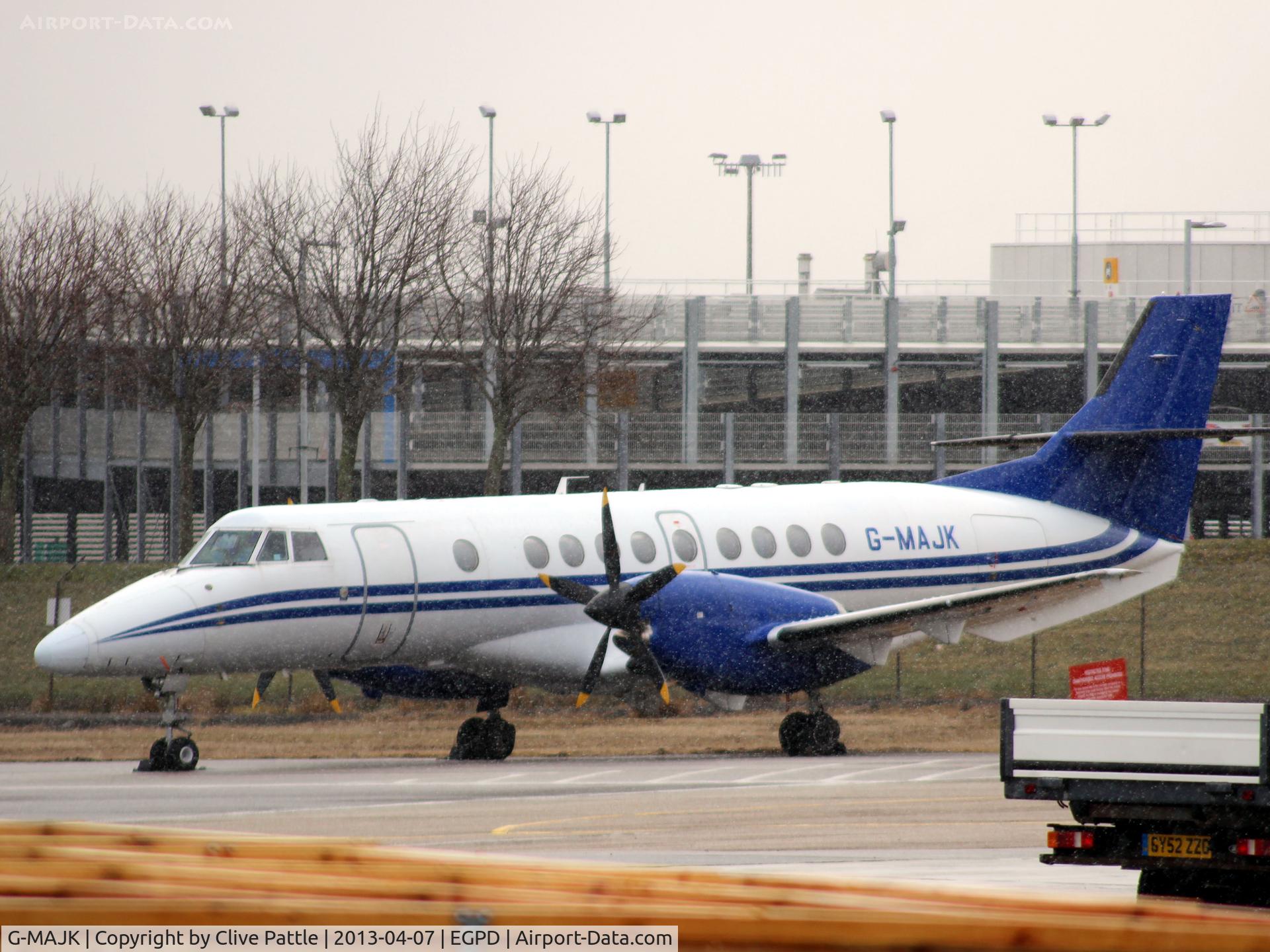G-MAJK, 1995 British Aerospace Jetstream 41 C/N 41070, At Aberdeen