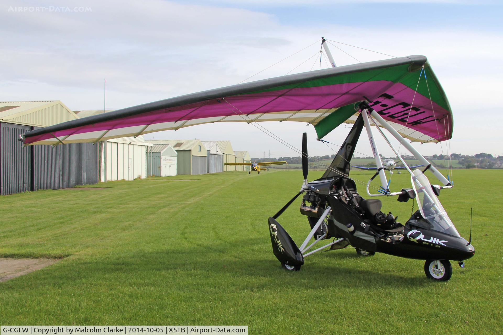 G-CGLW, 2010 P&M Aviation Pegasus Quik C/N 8509, P&M Aviation Pegasus Quik, Fishburn Airfield UK, October 5th 2014.