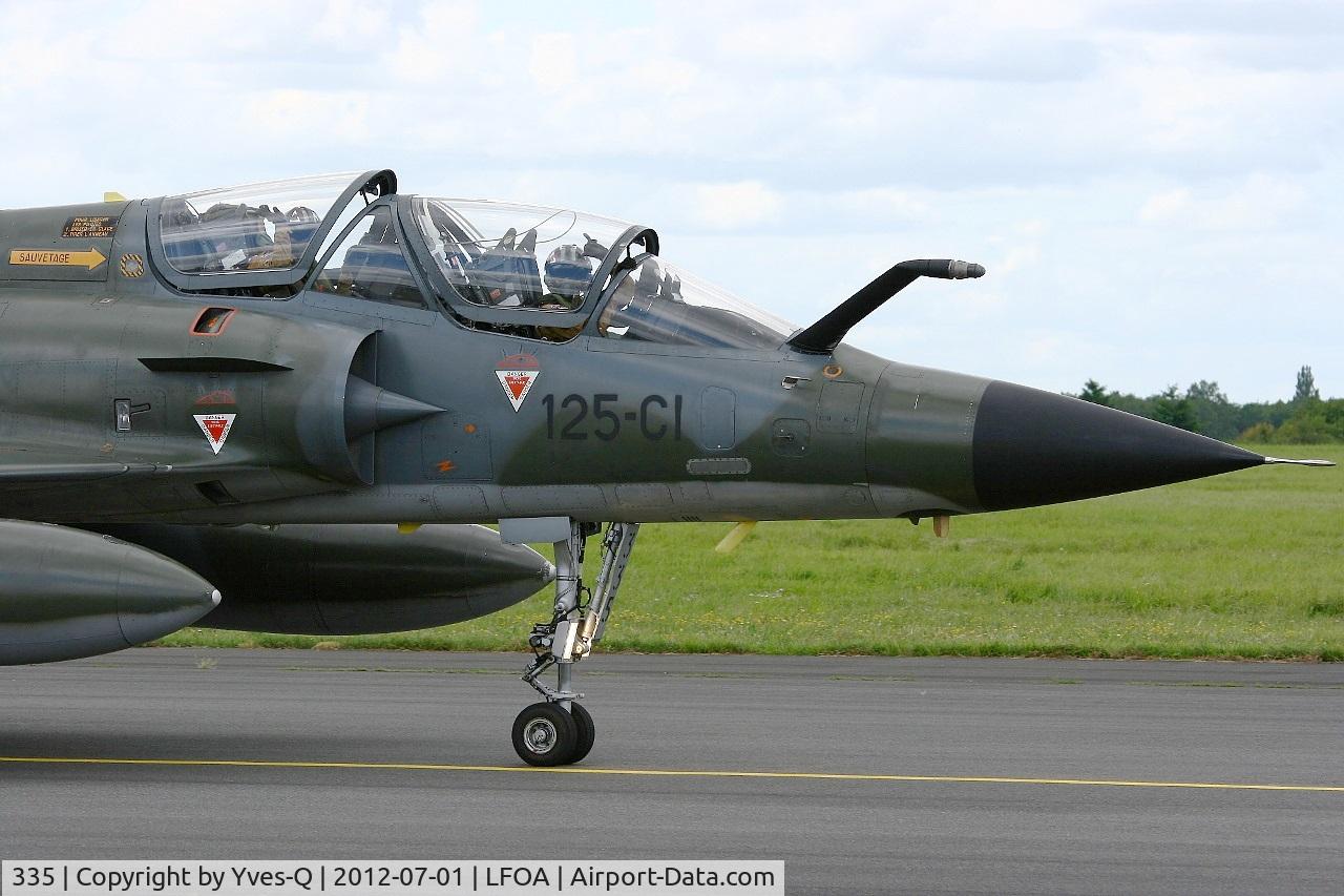 335, Dassault Mirage 2000N C/N 261, French Air Force Dassault Mirage 2000N (125-CI), Taxiing after landing, Avord Air Base 702 (LFOA) open day 2012