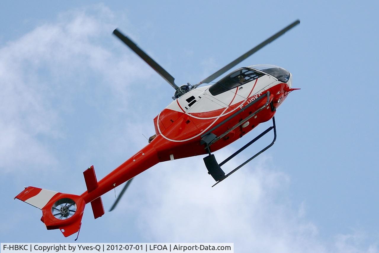F-HBKC, 2009 Eurocopter EC-120B Colibri NHE C/N 1600, Eurocopter EC 120B Calliopé, Solo display, Avord Air Base 702 (LFOA) Open day 2012