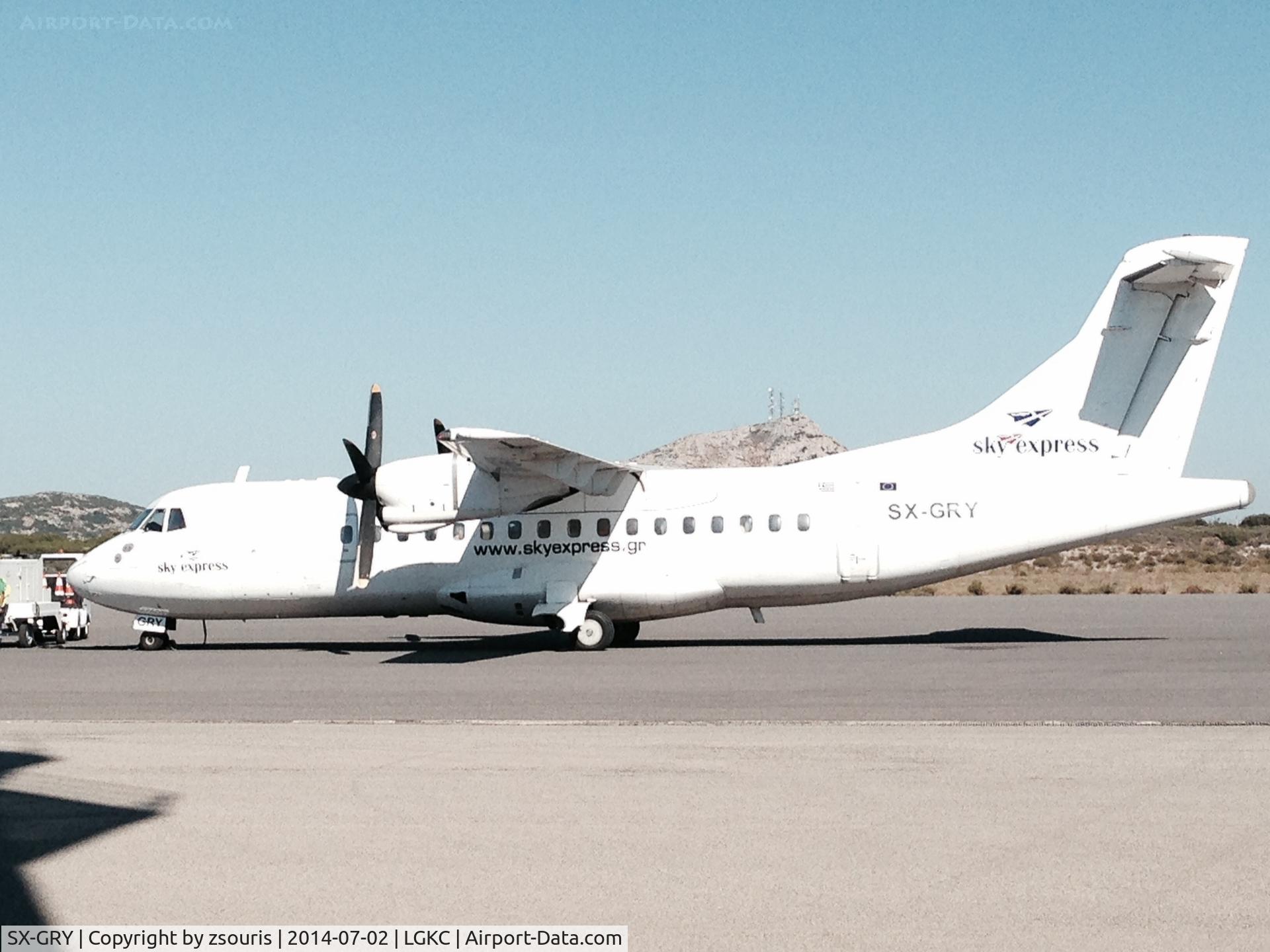 SX-GRY, 1986 ATR 42-312 C/N 012A, LGKC SKY EXPRESS