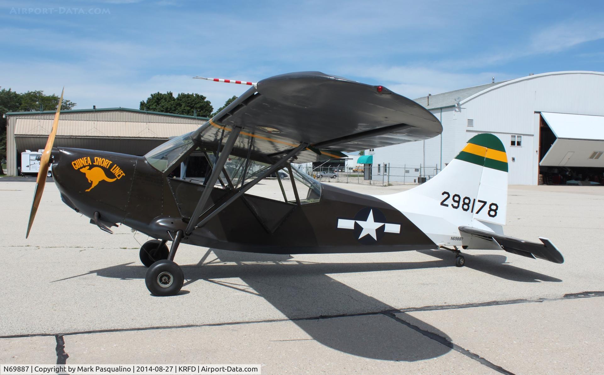 N69887, 1943 Stinson L-5 Sentinel C/N 76-419, Stinson L-5