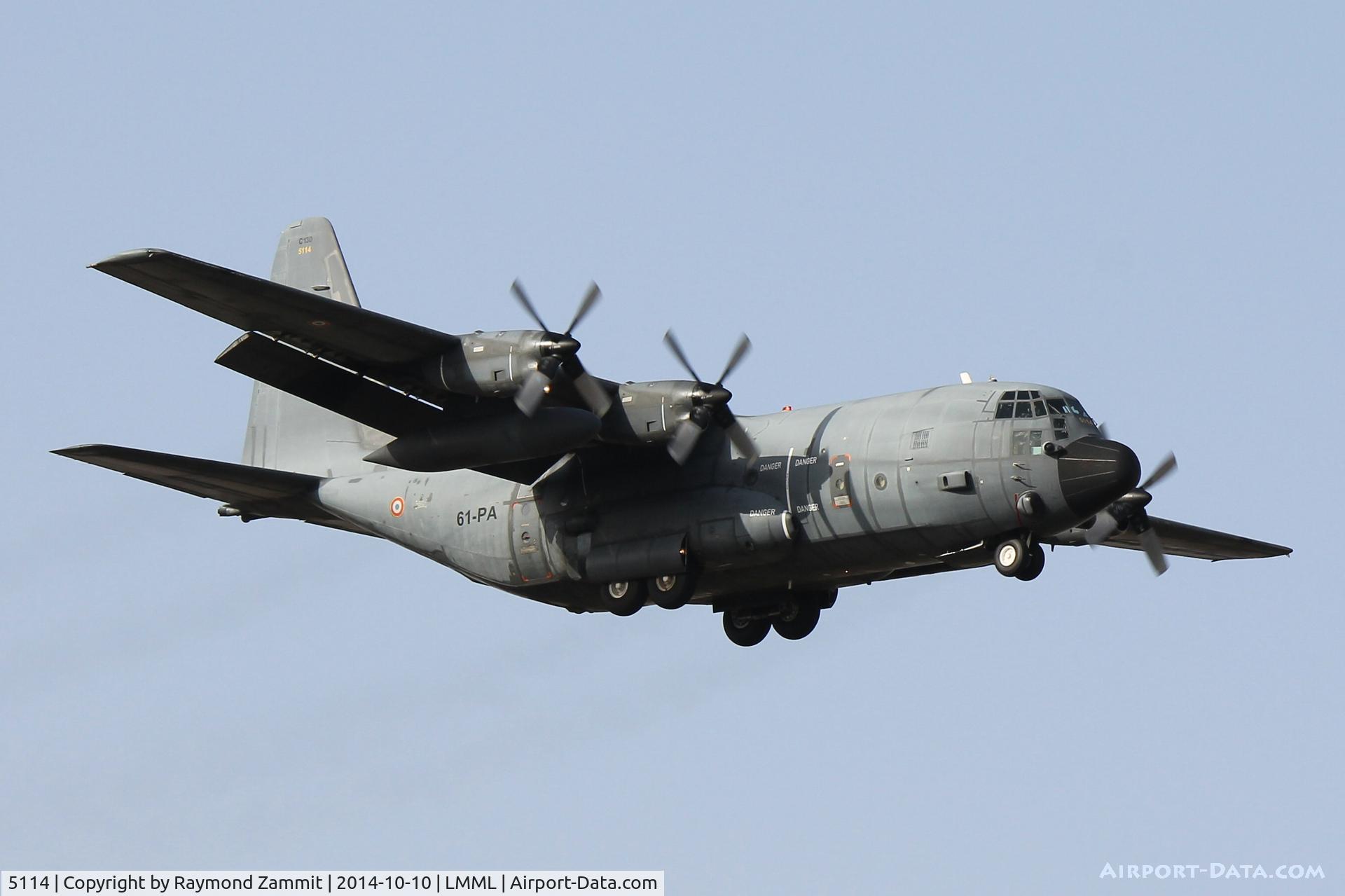 5114, 1987 Lockheed C-130H Hercules C/N 382-5114, Lockheed C-130H Hercules 5114/61-PA French Air Force