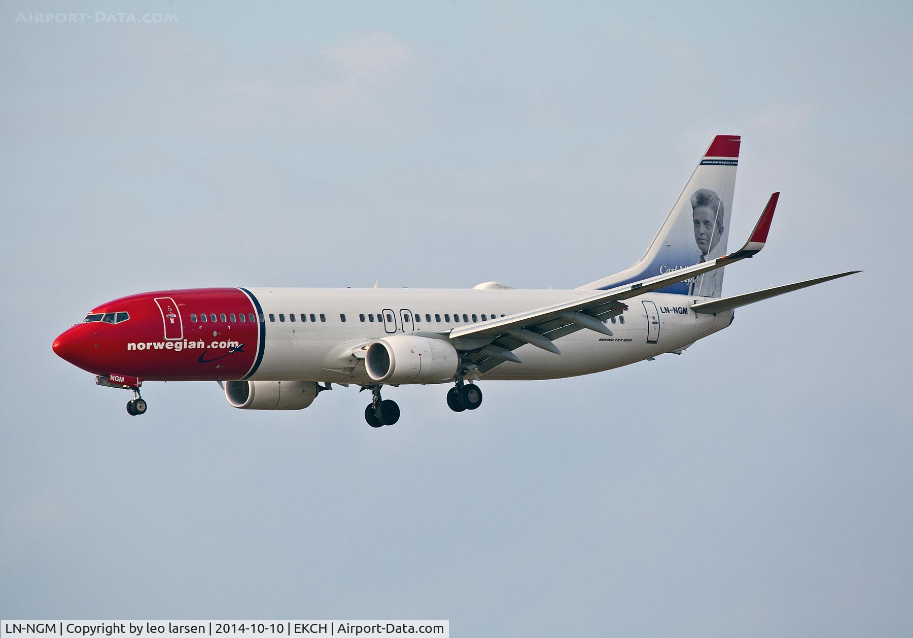 LN-NGM, 2013 Boeing 737-8JP C/N 39024, Copenhagen Kastrup 10.10.14