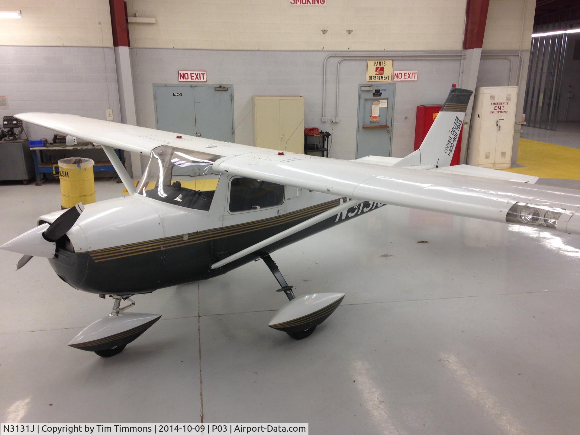 N3131J, 1966 Cessna 150G C/N 15065831, Cessna 150G at Cochise College
