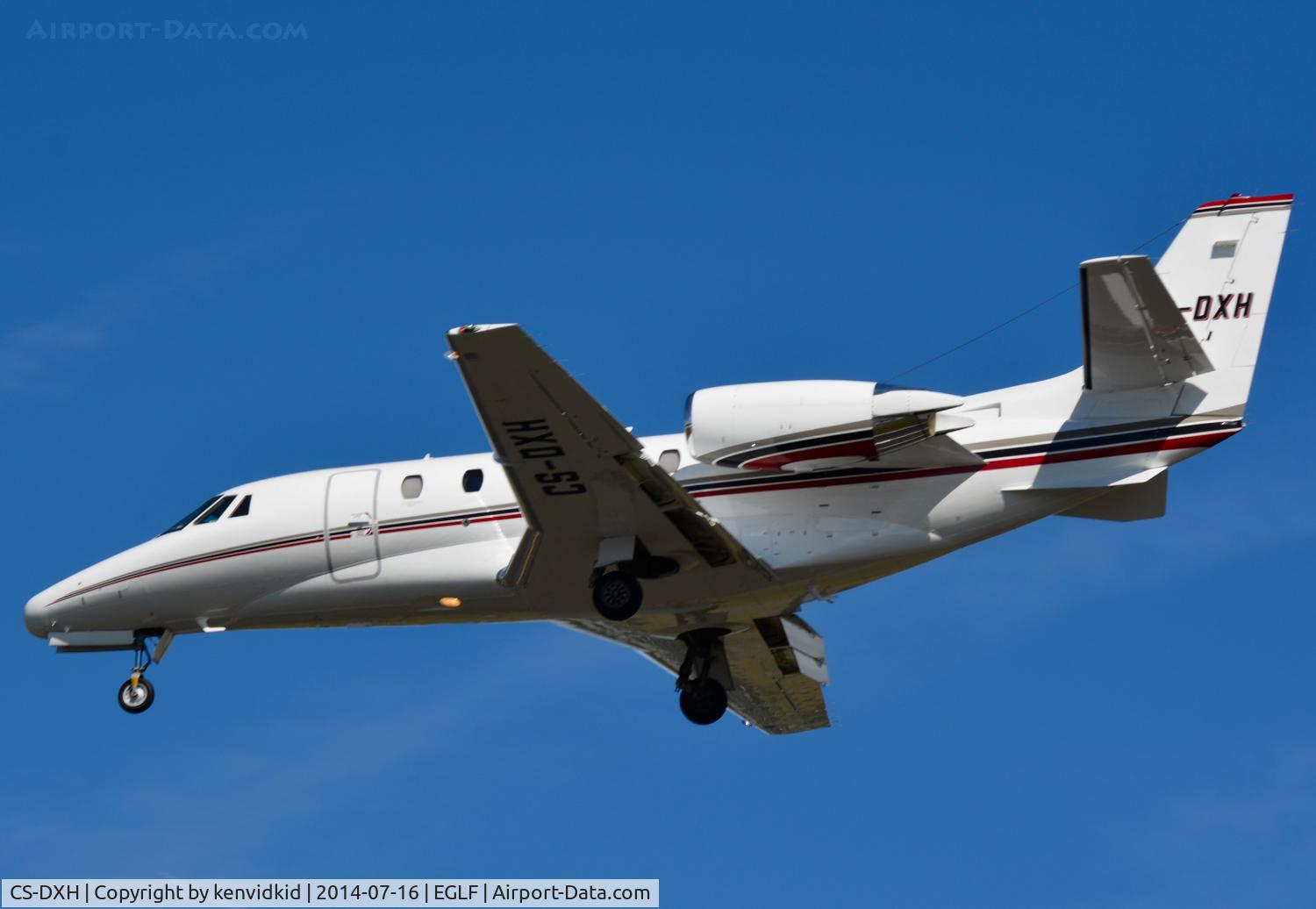 CS-DXH, 2006 Cessna Citation XLS C/N 560-5615, Netjets arrival.