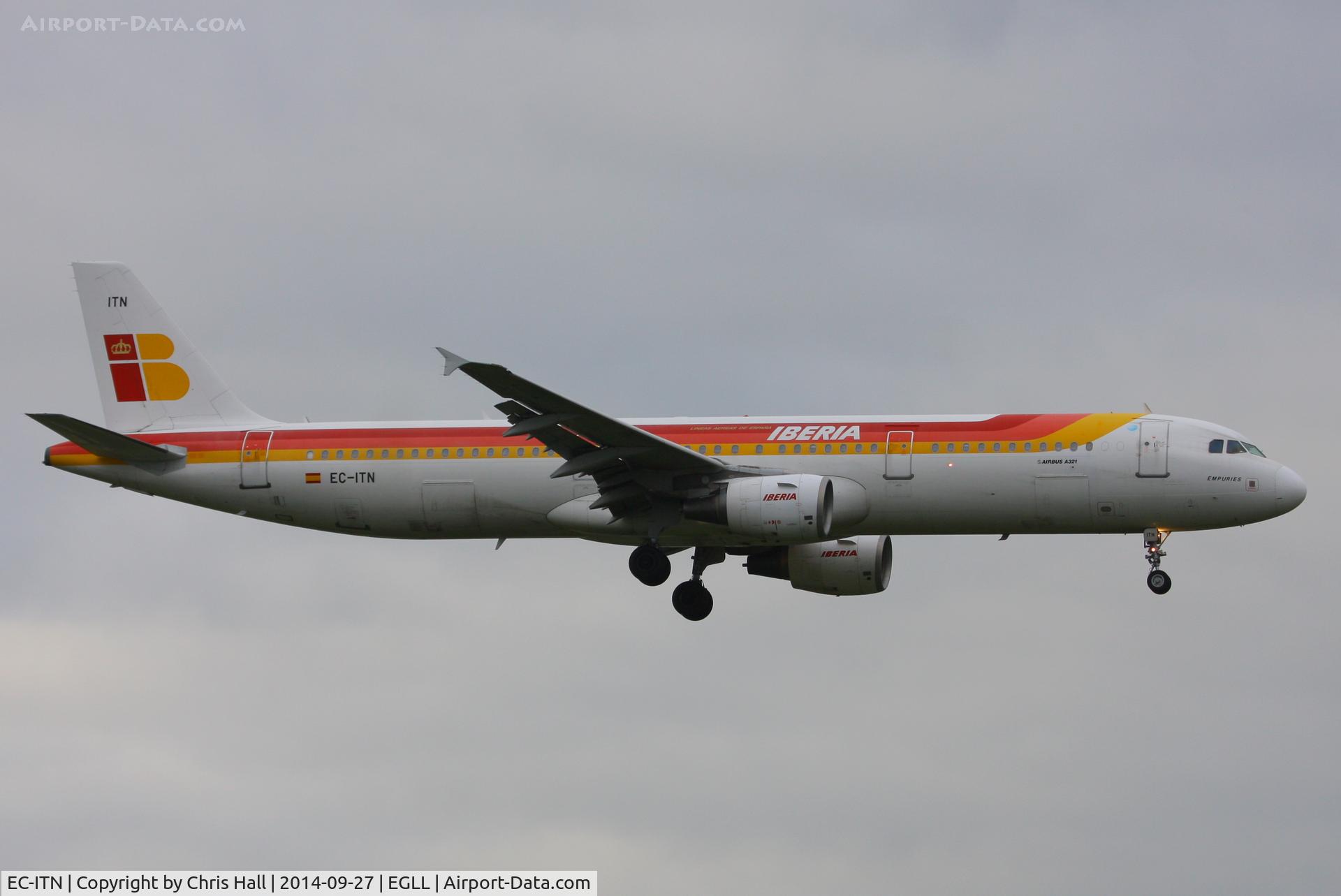 EC-ITN, 2003 Airbus A321-212 C/N 2115, Iberia