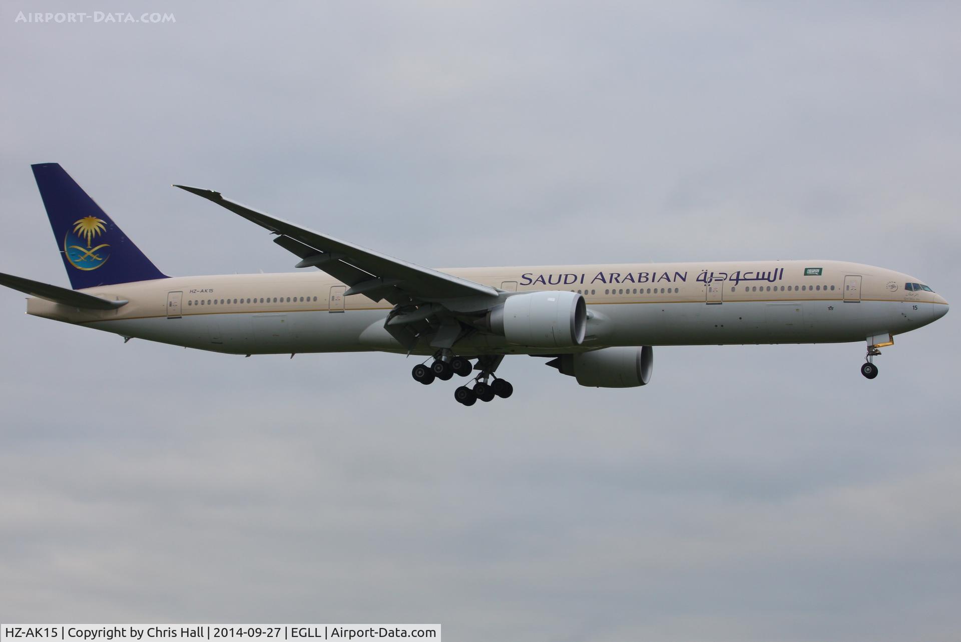 HZ-AK15, 2012 Boeing 777-368/ER C/N 41052, Saudi Arabian Airlines