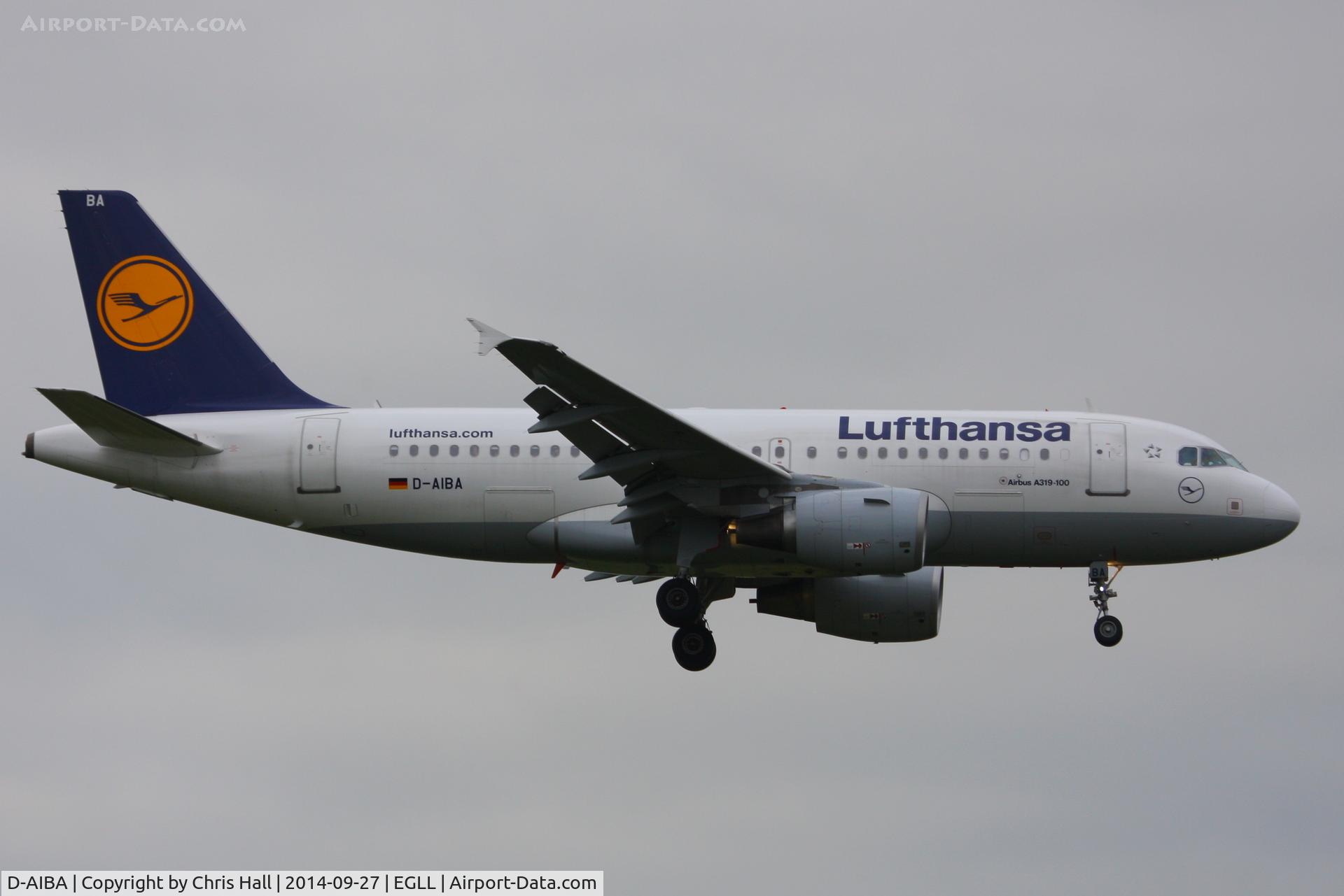 D-AIBA, 2009 Airbus A319-114 C/N 4141, Lufthansa