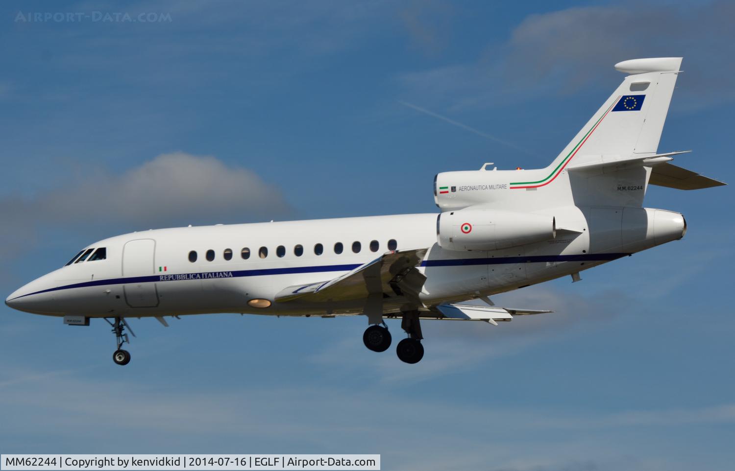 MM62244, 2005 Dassault Falcon 900EX C/N 149, VIP arrival.