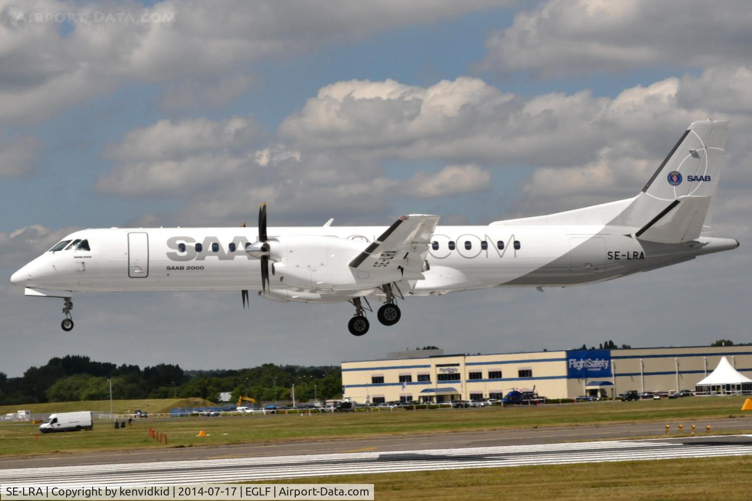 SE-LRA, 1995 Saab 2000 C/N 2000-014, Saab demo aircraft.