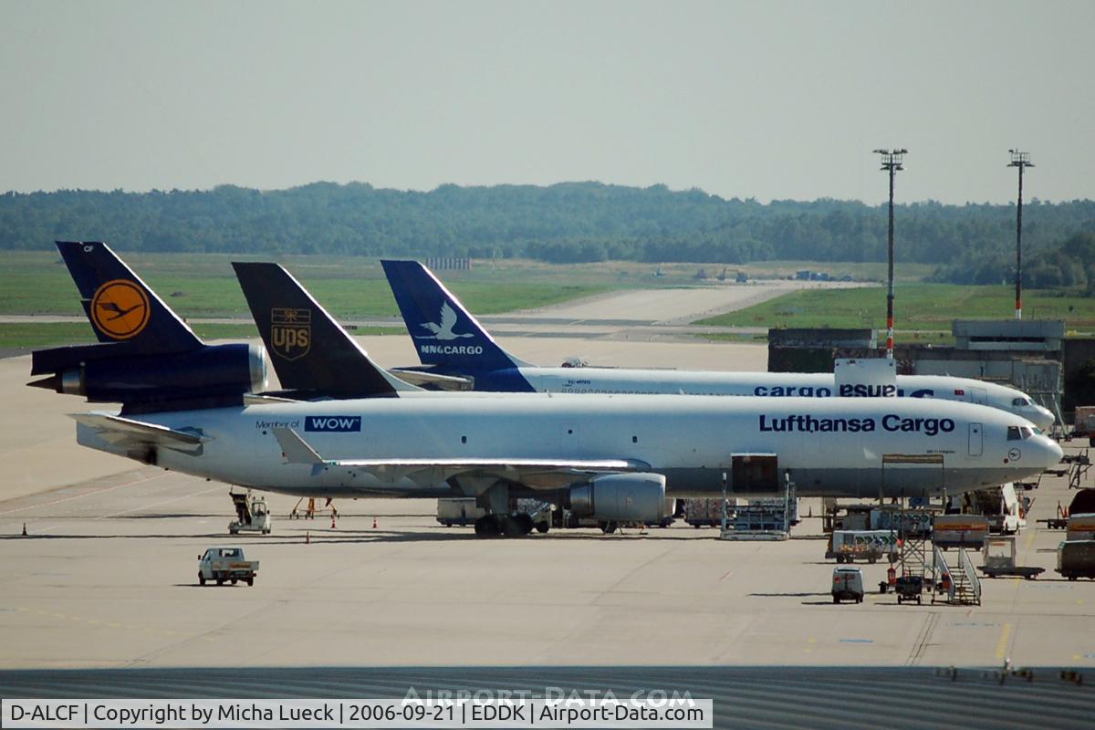 D-ALCF, 1999 McDonnell Douglas MD-11F C/N 48798, At Cologne