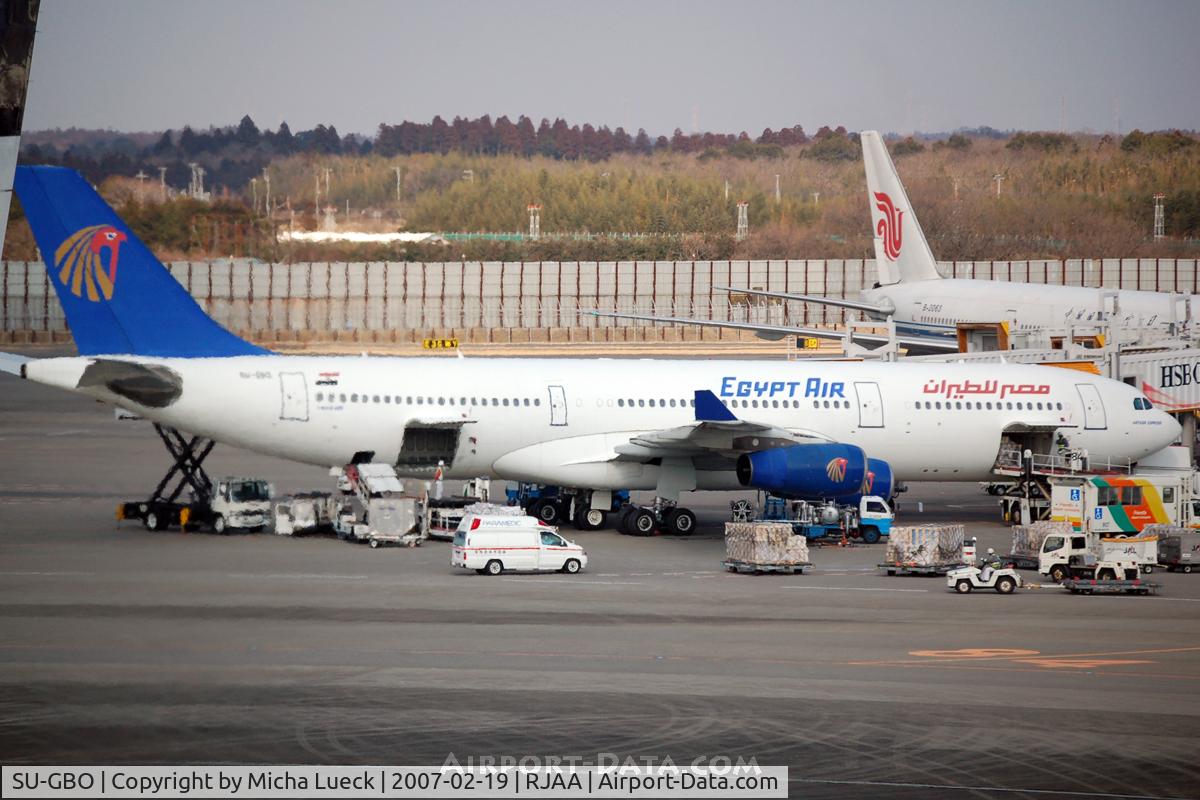 SU-GBO, 1997 Airbus A340-212 C/N 178, At Narita