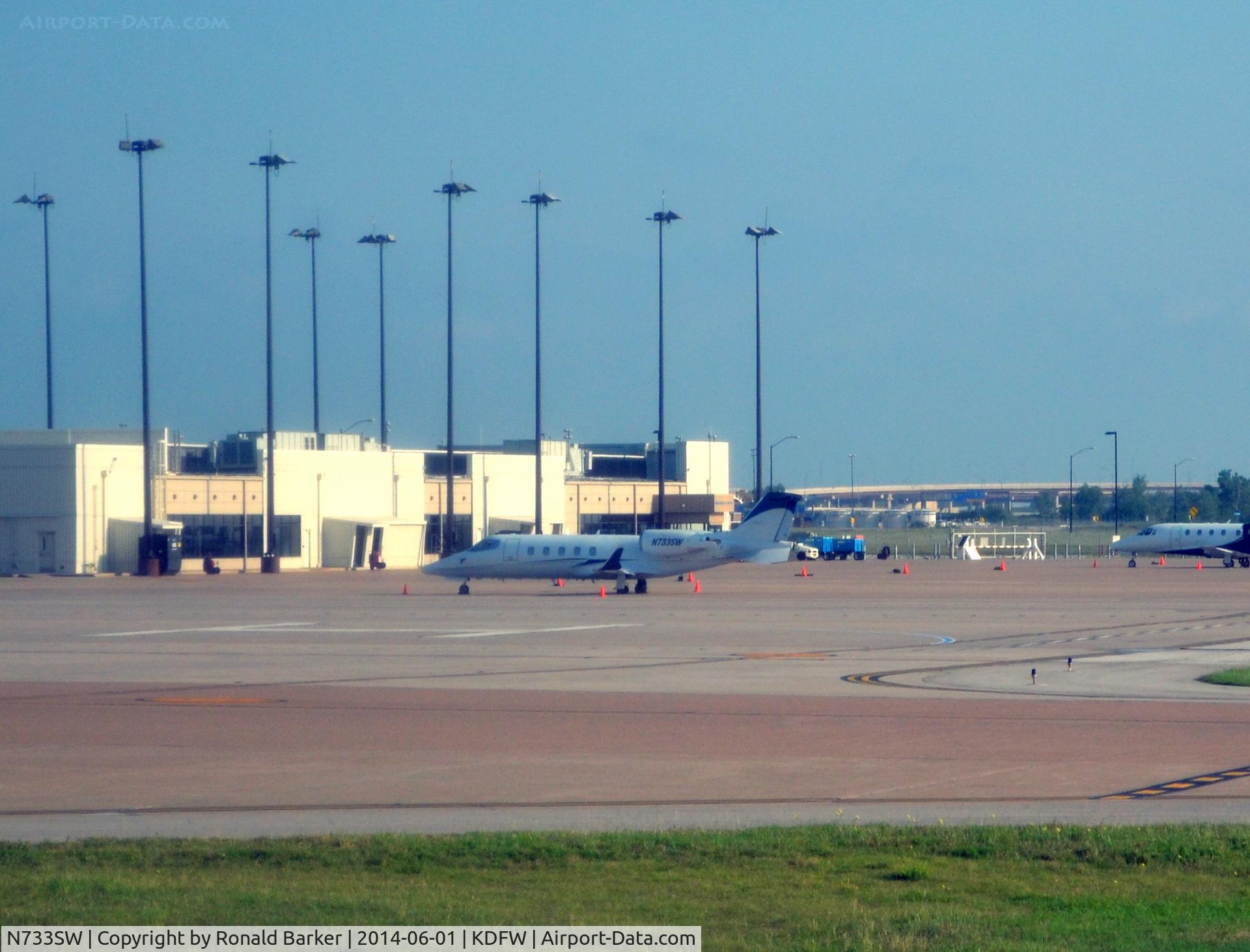 N733SW, 1993 Learjet Inc 60 C/N 007, On the ramp DFW
