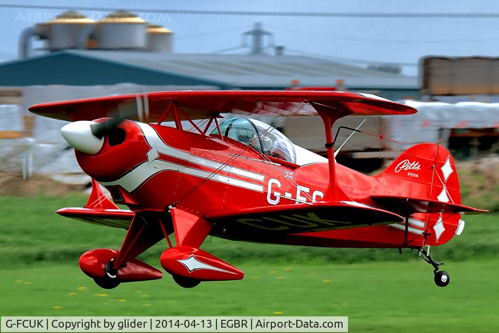 G-FCUK, 1974 Pitts S-1C Special C/N 02 (G-FCUK), Hot landing