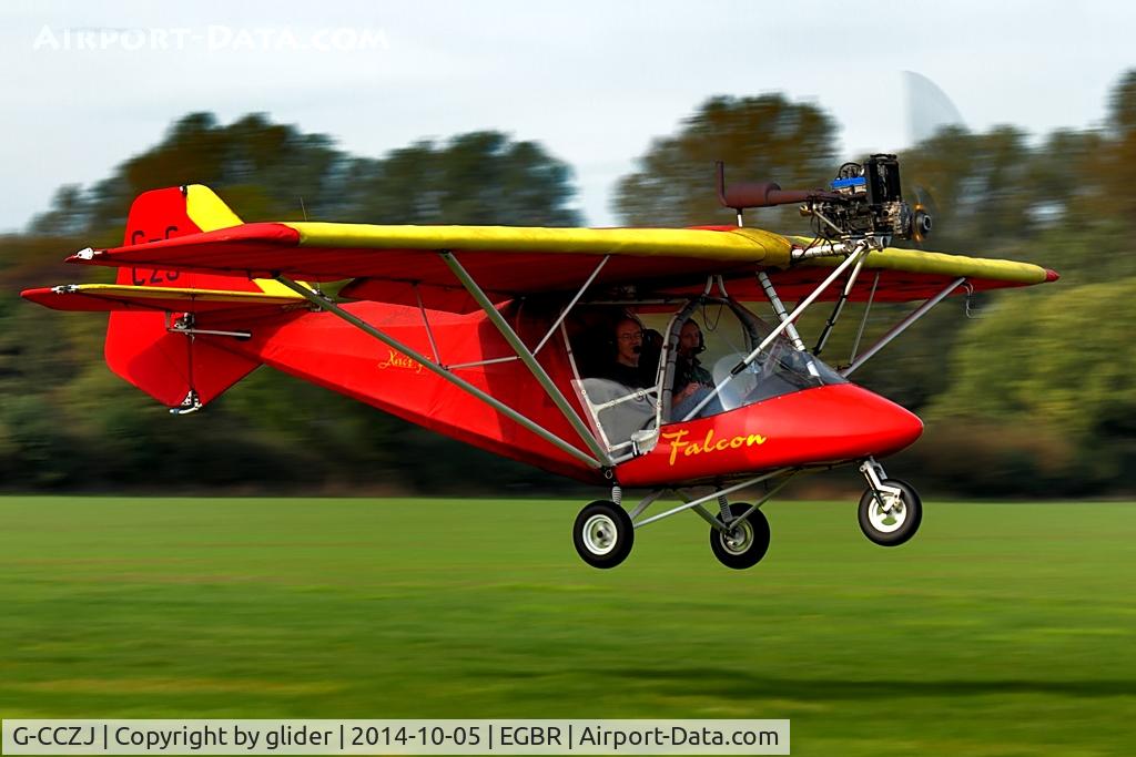 G-CCZJ, 2004 X'Air Falcon 582(2) C/N BMAA/HB/401, Another microlight departure