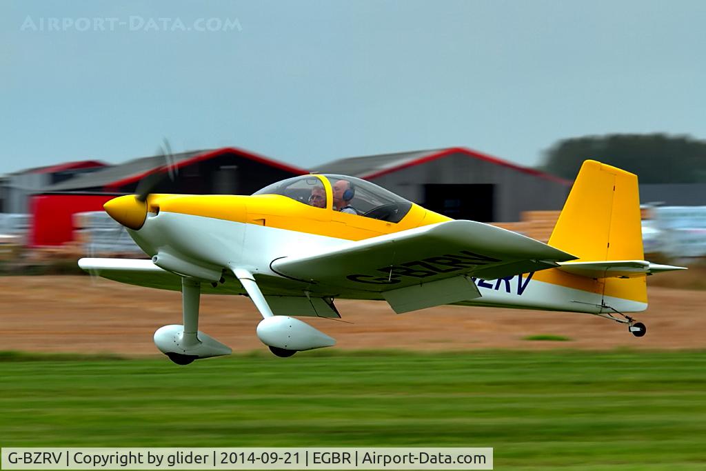 G-BZRV, 2002 Vans RV-6 C/N PFA 181A-13573, Another hot landing