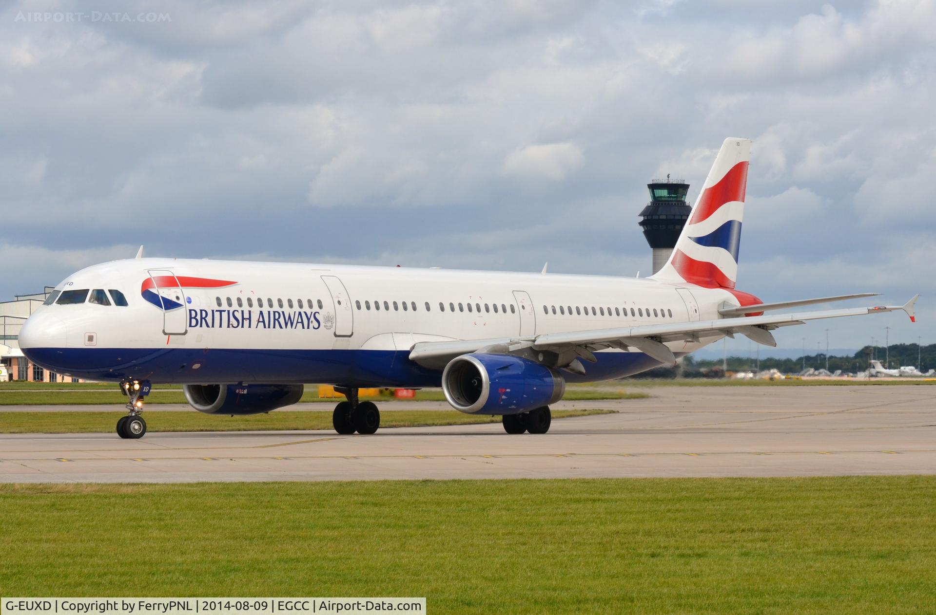 G-EUXD, 2004 Airbus A321-231 C/N 2320, BA A321 lining-up