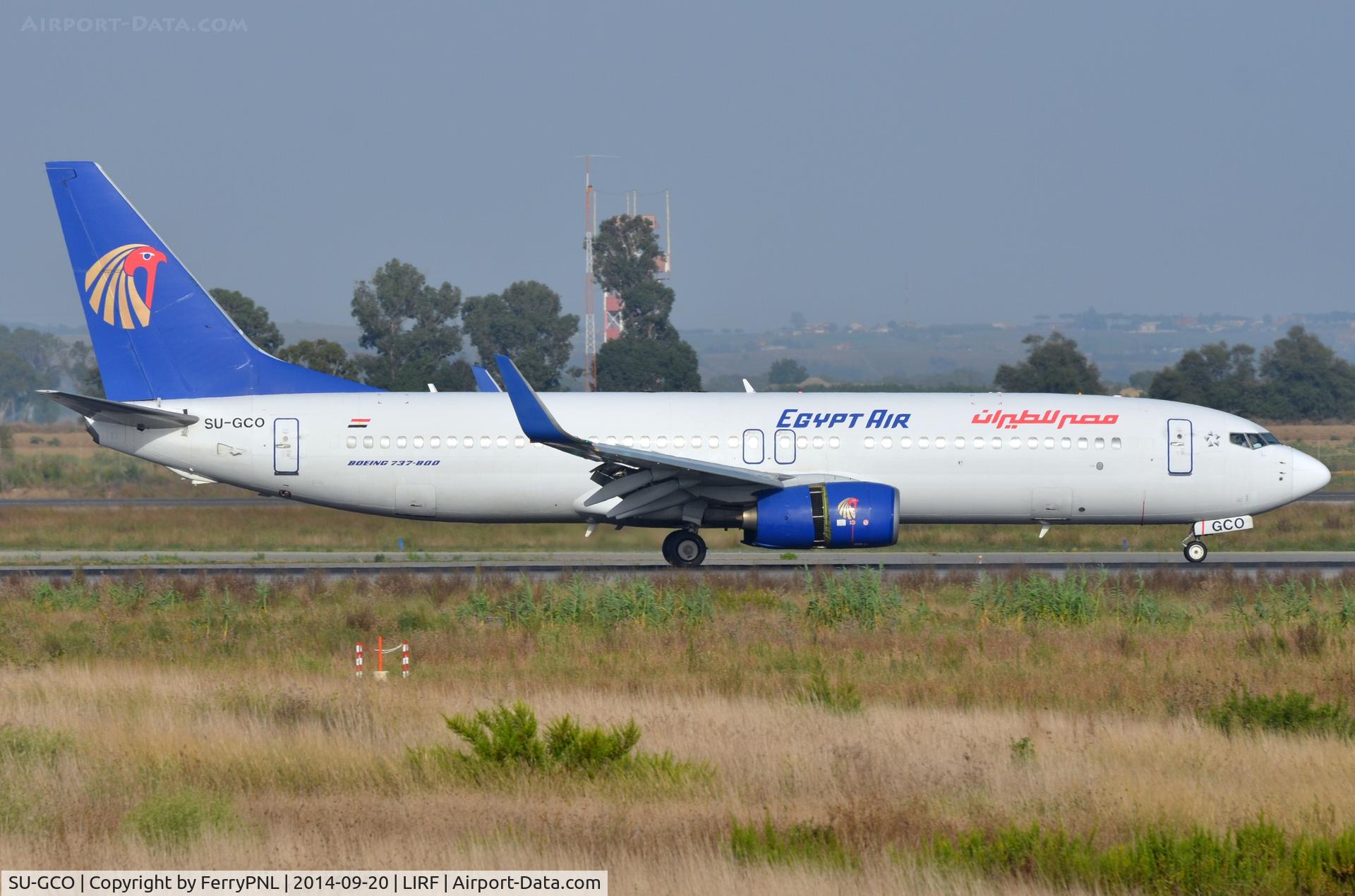 SU-GCO, 2007 Boeing 737-866 C/N 35561, Egyptair B738 still in old colours.