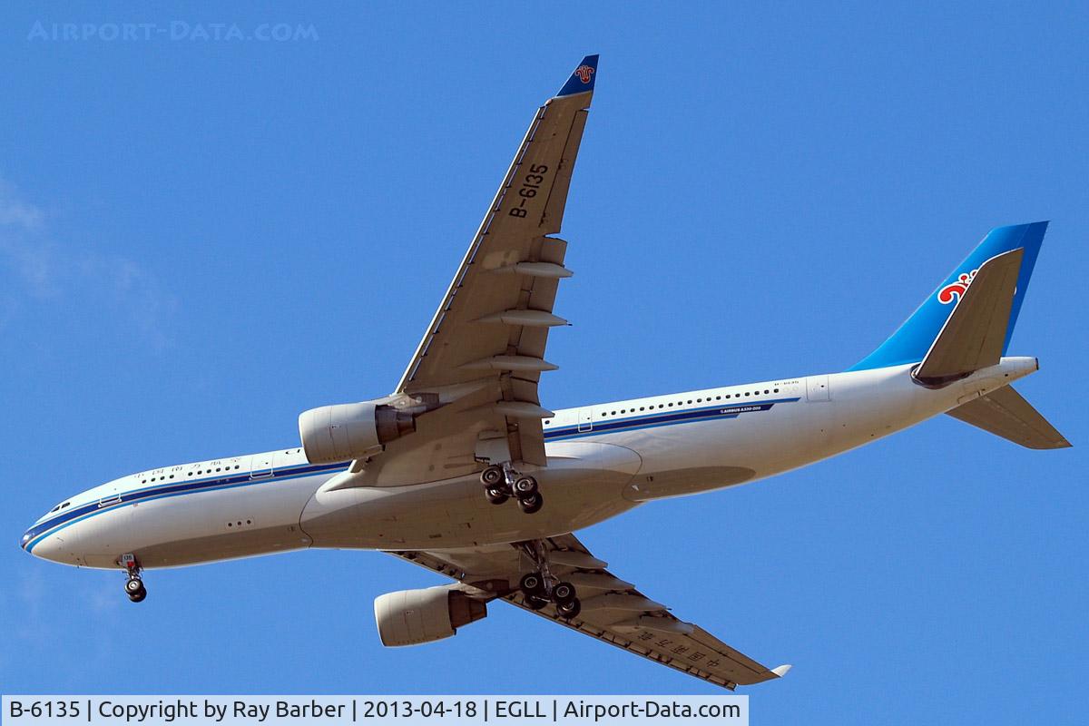 B-6135, 2010 Airbus A330-223 C/N 1096, Airbus A330-243 [1096] (China Southern Airlines) Home~G 18/04/2013. On approach 27R.