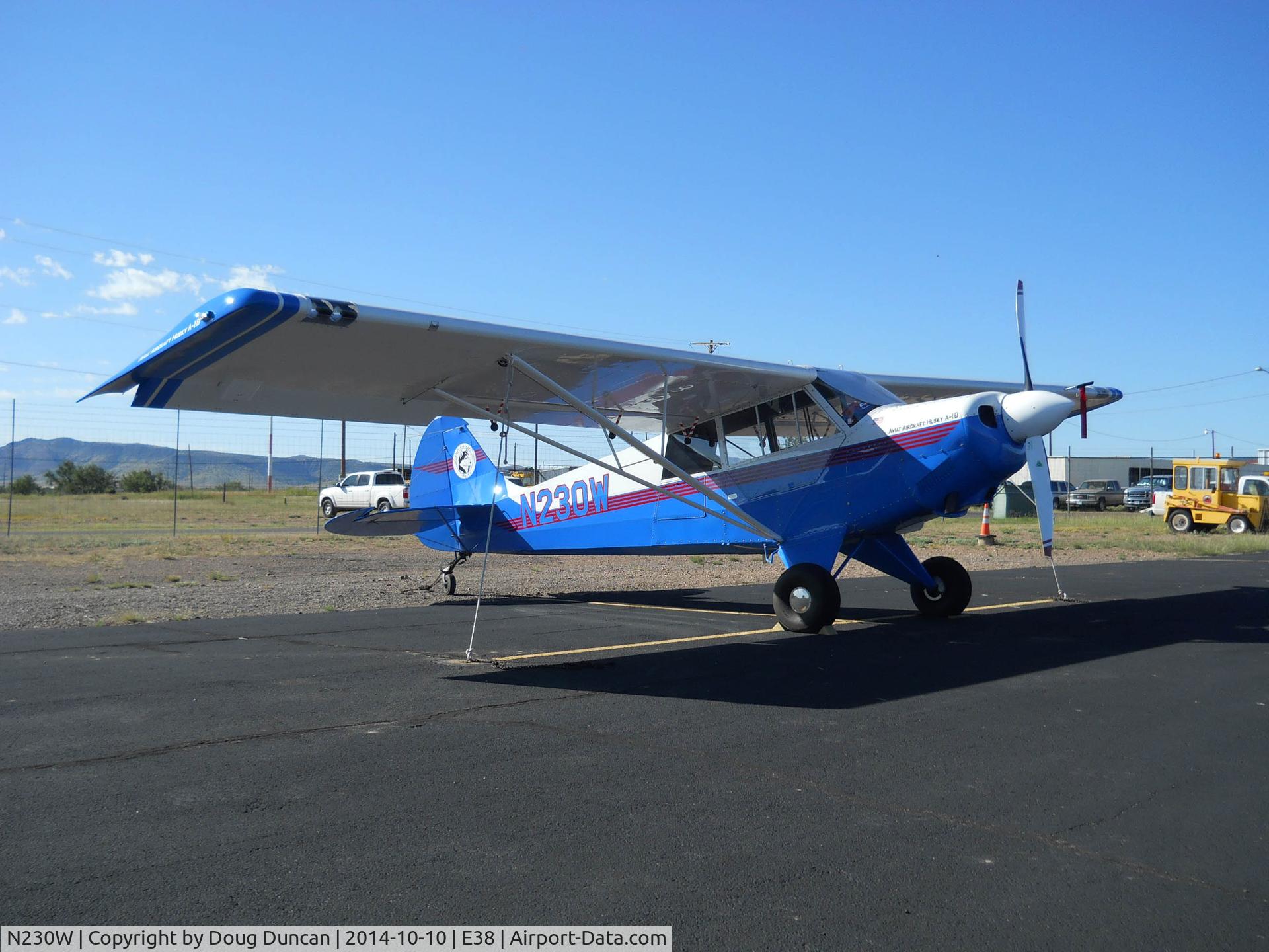 N230W, 2003 Aviat A-1B Husky C/N 2230, Seen at Alpine-Casparis Municipal Airport in Alpine, Texas