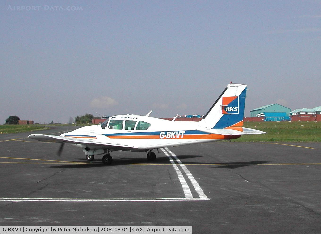 G-BKVT, 1976 Piper PA-23-250 Aztec C/N 27-7754002, PA-23-250 Aztec visiting the 2004 Carlisle Fly-in.