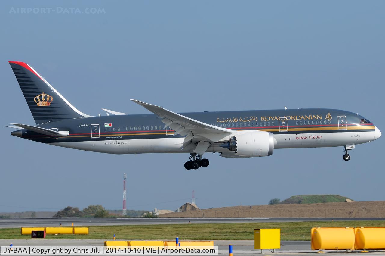 JY-BAA, 2014 Boeing 787-8 Dreamliner C/N 37983, Royal Jordanian
