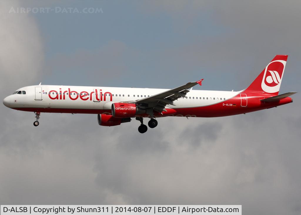 D-ALSB, 2003 Airbus A321-211 C/N 1994, Landing rwy 25L