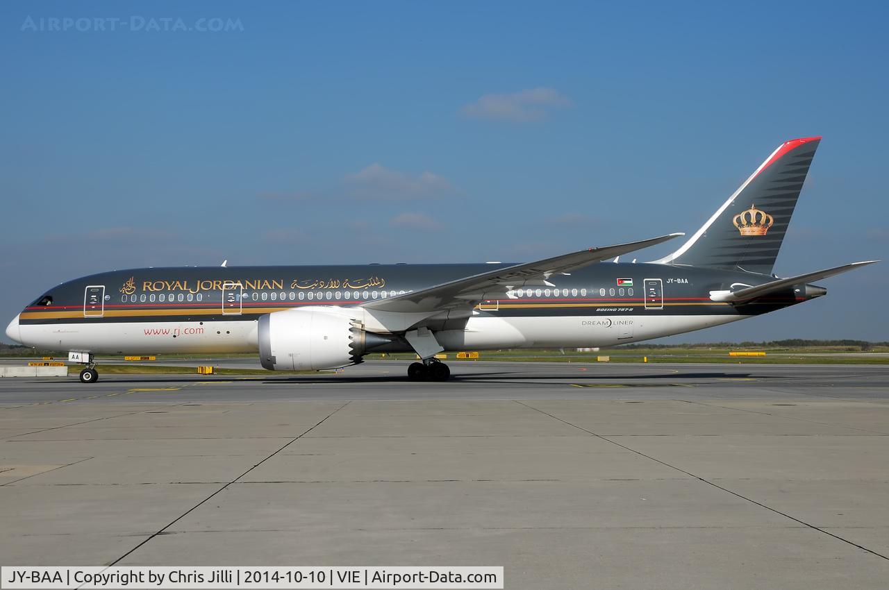 JY-BAA, 2014 Boeing 787-8 Dreamliner C/N 37983, Royal Jordanian