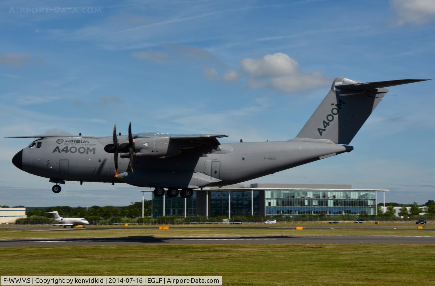 F-WWMS, 2010 Airbus A400M Atlas C/N 003, Replacement arriving for FIA 2014