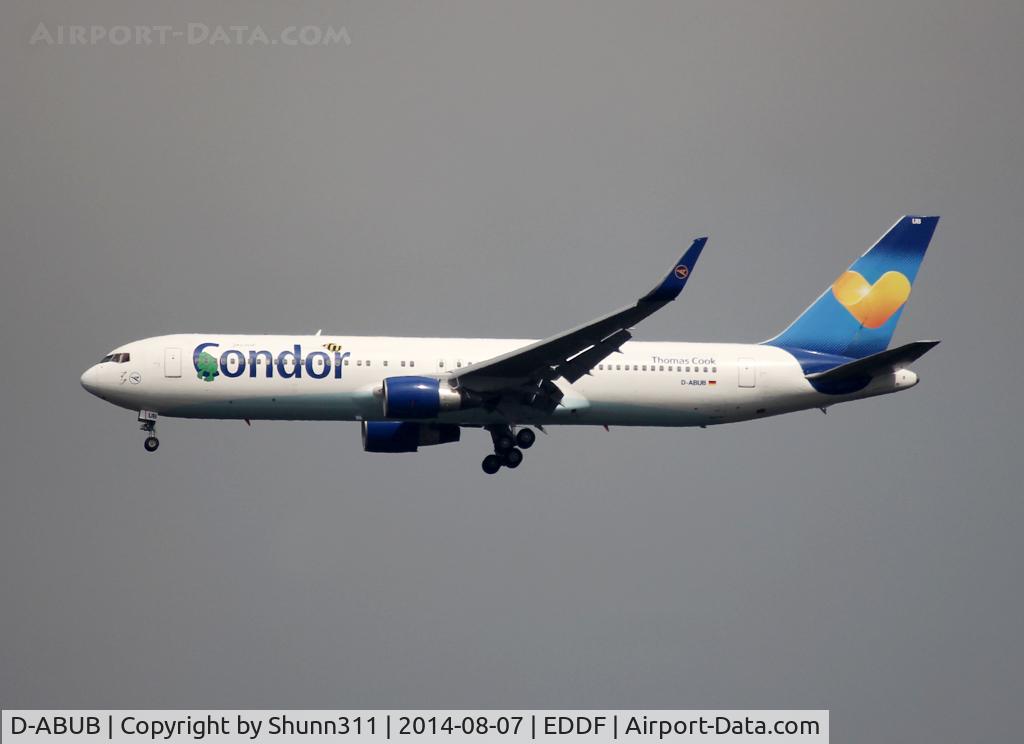 D-ABUB, 1992 Boeing 767-330/ER C/N 26987, Landing rwy 25R