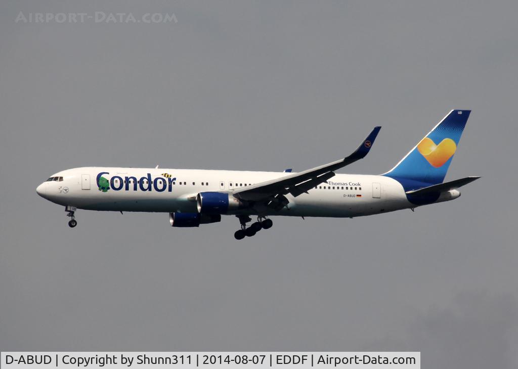 D-ABUD, 1992 Boeing 767-330/ER C/N 26983, Landing rwy 25R