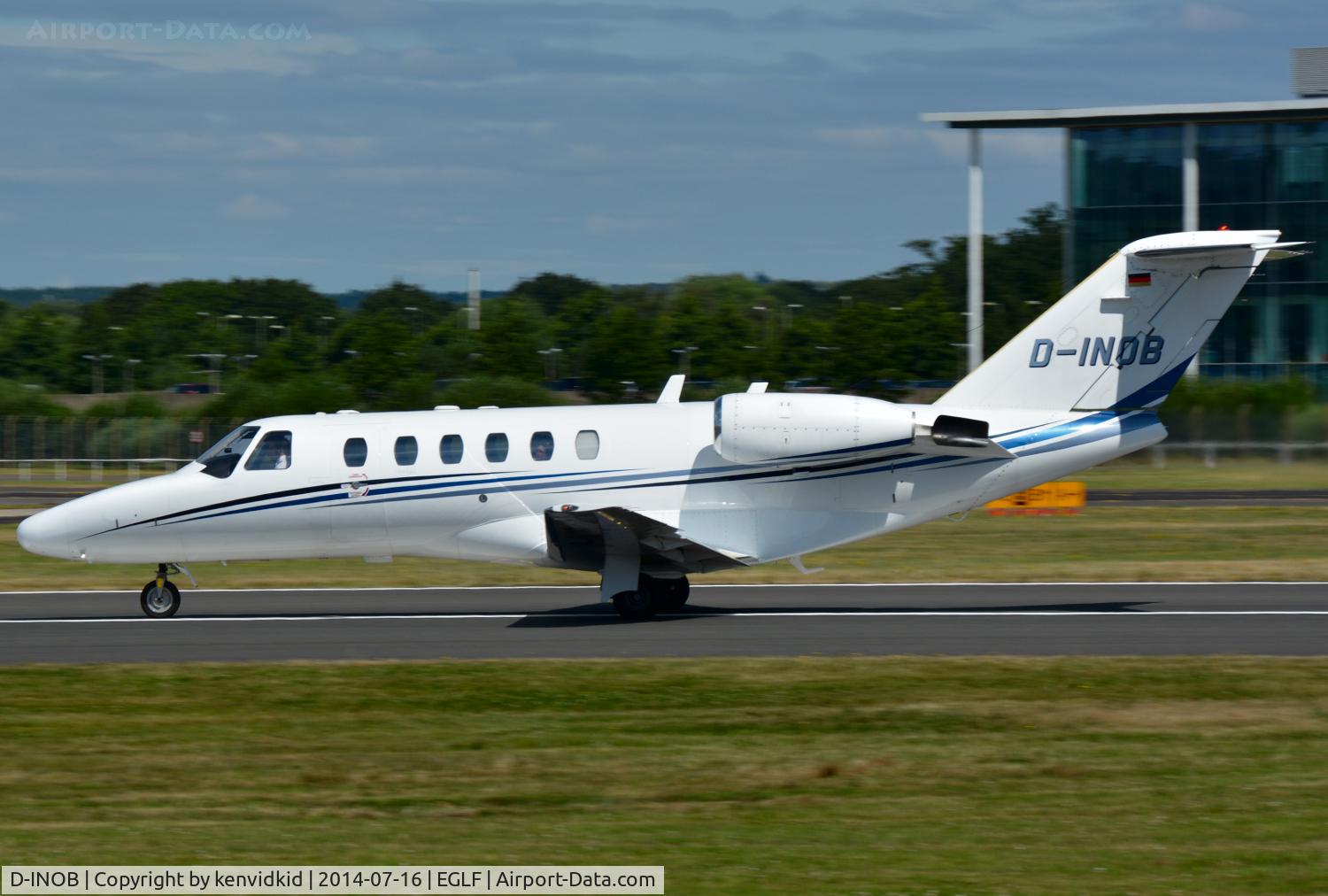 D-INOB, 2004 Cessna 525A CitationJet CJ2 C/N 525A-0196, Exec departure.
