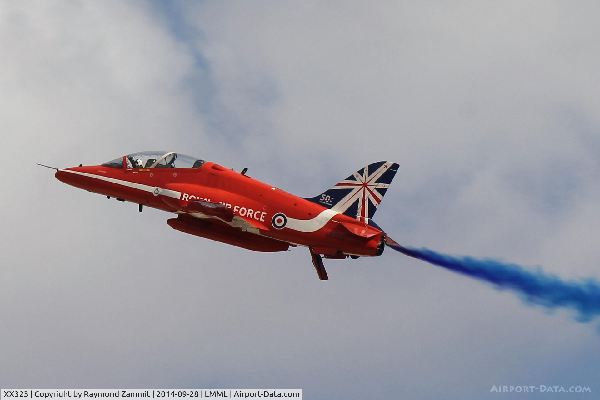 XX323, 1980 Hawker Siddeley Hawk T.1 C/N 167/312148, Hawk T.1 XX323 Red Arrows RAF